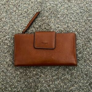 Fossil Leather Wallet with RFID protection